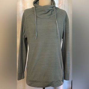 Women’s Columbia Creststone Ridge Blue Cowl Sweater. Size Small.